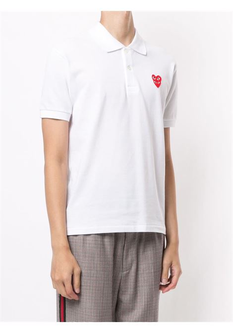 Polo con applicazione logo ricamato PLAY COMME DES GARCONS | Polo | P1T2902